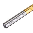 Drillpro 13Pcs Titanium Coated M42 Twist Drill Bit 8% High Cobalt HSS Drill Bit Set Industrial Grade 1.5-6.5mm for Stainless Steel Metal Wood