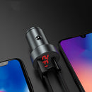 Bakeey 5A LED Display Quick Charging Car Charger For iPhone X XS Xiaomi Mi9 HUAWEI P30 Elephone U U2 GOME U9 S7 S10 S10+