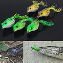 ZANLURE 5Pcs 6CM Large Frog Topwater Fishing Lure Crankbaits Hooks Bass Bait Tackle