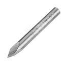 Drillpro 5pcs 6mm Shank 0.1mm Tip 45 Degree Tungsten Steel Engraving Bit CNC Tool