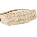 Woman Straw Rattan Crossbody Bag Vintage Handmade Shoulder Pack Handbag