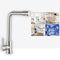 Stainless Steel Kitchen Water Tap Hot&Cold Mixer Basin Sink Faucet Brushed Surface Single Handle Faucet
