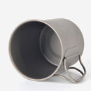 Campleader 450ml Titanium Cup Foldable Handle Water Drinking Mug With Cover Outdoor Camping