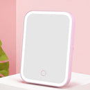LED Touch Screen Makeup Mirror Desktop Cosmetics Lighting Mirrors USB Adjustable