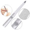 Nail Tools Nail Files Professional Stainless Steel Double-sided Grinding Scrub Nail Tools