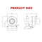 4Inch 32W 240V Black Inline Duct Booster Fan Ventilation Exhaust Air Blower