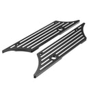 Black Hard Saddle Bag Bags Latch Cover Face For Harley Touring Glide 1993-2013