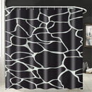 Marble Shower Curtain Waterproof Bathroom Bath Mat Set Rug Toilet Lid Covers A Shower Curtain
