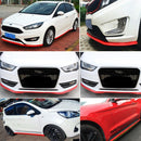 2.5M X4.5CM Car Front Lip Bumper Strip Spoiler Skirt Rubber Protector