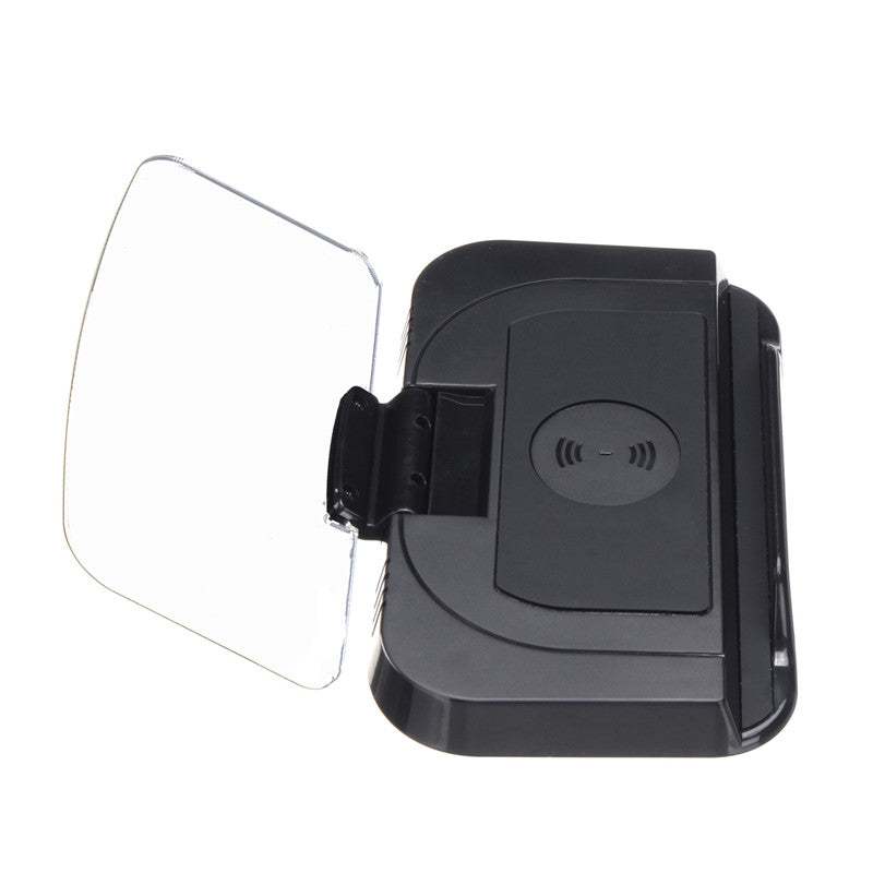 Universal Qi Wireless Charging Navigation Hub Display Car Dashboard Holder for Mobile Phone