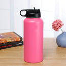 Women 946ML Portable Stainless Steel Thermos Vacuum Cup Outdoor Camping Traveling Water Bottle 32 Ounce Men Sports Water Cup