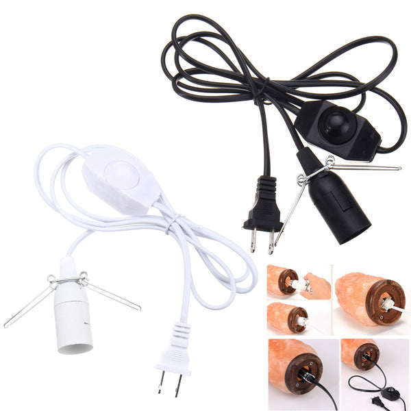 1.5M E12 Bulb Adapter US Plug with Dimmer Cable Cord Switch for Himalayan Salt Lamp