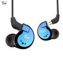 [8 Drivers] TRN V80 2BA+2DD Hybrid Headphone HiFi Dual Balanced Armature Dual Dynamic Bass Earphone