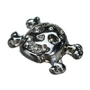 3D Cool Skull Nail Art Decoration Halloween Lady Girls Metal 10Pcs Alloy