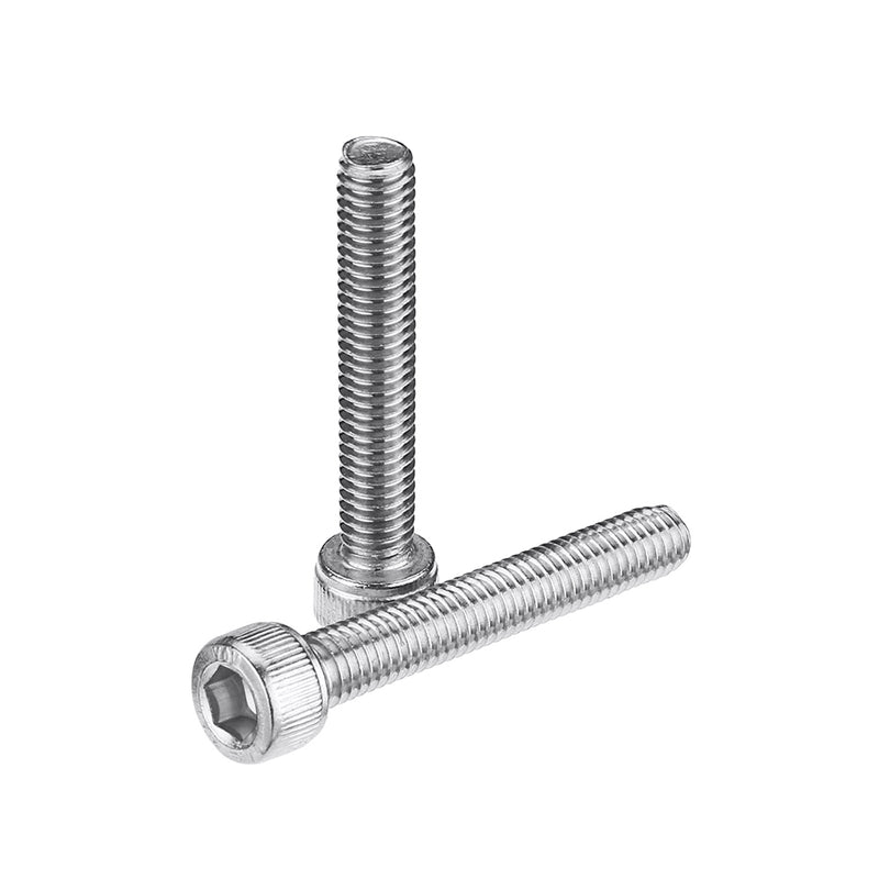 Suleve M6SH2 88Pcs M6 Hex Socket Cap Head Screw Bolts Assortment Set 304 Stainless Steel