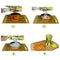 Vegetable Spiral Slicer Peeler Redesigned Handle With 4 Blade Veggie Julienne Slicer Cutter