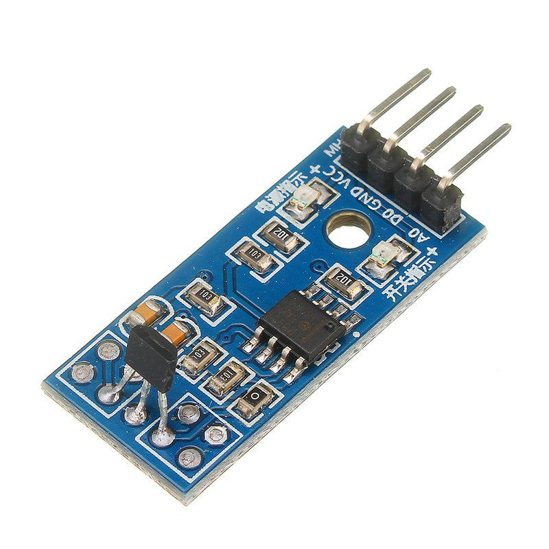 LM393 DC 5V/3.3V Hall Sensing Probe Hall Switch Sensor Module Motor Speed Test Magnetic Detect Car