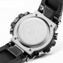 SMAEL 1803 Metal Case Luminous Needle 5ATM Waterproof Sport Dual Display Digital Watch