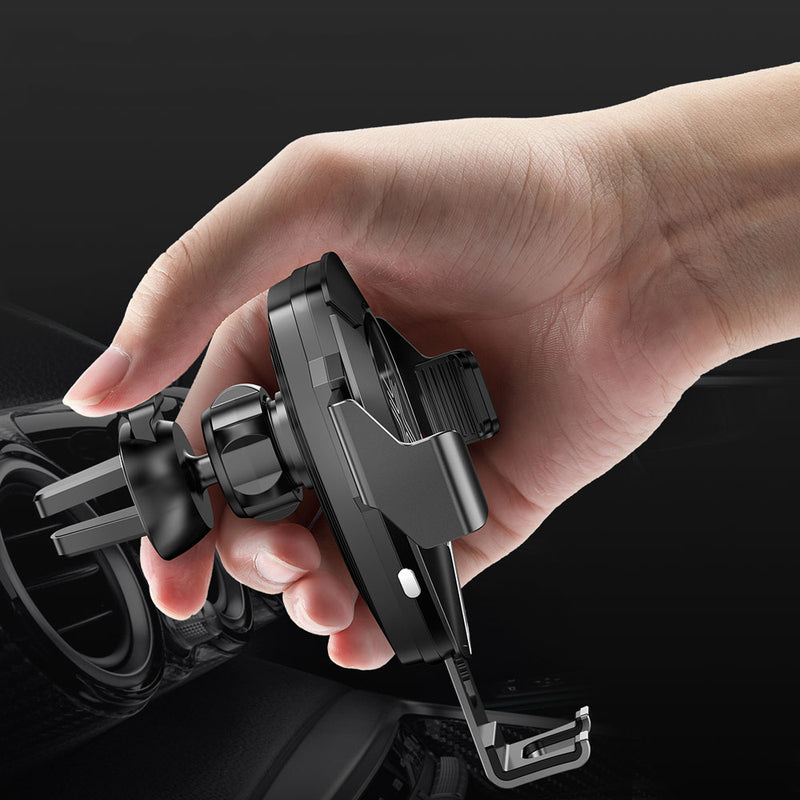 ROCK 10W  Infrared Sensor QI Fast Charging Wireless Charger Car Phone Holder For iPhone XR XS MAX Huawei Mate 30 5G Xiaomi 9Pro Redmi K20Pro