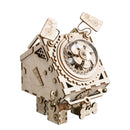 DIY Music Box Retro Wooden Music Box Hand Cranked Musical Box Kids Toys Gift