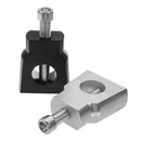 Pair 7/8 inch 22mm Motorcycle CNC Universal Alumium Handlebar Riser Clamp Taper Silver/Black