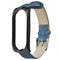 Bakeey Metal Case Leather Strap Watch Band Replacement Watch Strap for Xiaomi Mi band 3