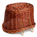 Trendy Style ProSource Bicycle Basket Bike Wicker Style With Straps