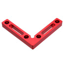 Upgrade Aluminium Alloy 90 Degree 120x120mm Precision Clamping Square Woodworking Machinist Square Positioning Right Angle Clamping Measure