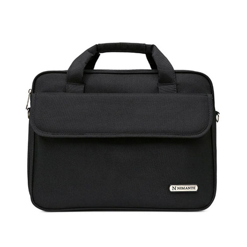 15.6" Inches Portable Laptop Computer Bag Shoulder Messenger Briefcase Carrying Handle Zipper Bag Multifunctional briefcase