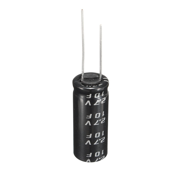 20pcs 2.7V 10F Cylindrical Ultra Super Farad Capacitor High Power Capacitance Supercap 10 x 26mm