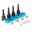 On-road Racing Wheels Conversion Set For RC 1/18 Wltoys A959 A969 A979 Blue/Red/Gold/Titanium