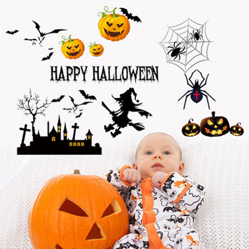 Miico MJ7012 Cartoon Halloween Wall Sticker Festive For House Decoration Toy Sticker