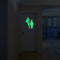 Miico Creative Man and Women Luminous PVC Removable Home Bathroom Decorative Wall Door Decor Sticker