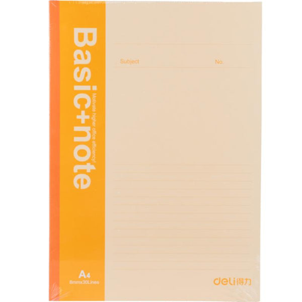 XIAOMI Ecosystem Deli 7658 A4 Notebook Exercise Books 60 Sheets Office School Students Stationery Supplies