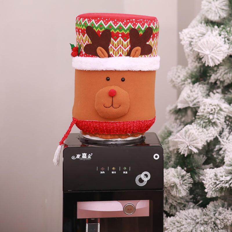 Water Bucket Dispenser Dust Cover Purifier Container Bottle Christmas Xmas Decorations