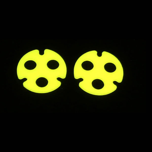 NIWALKER 3Pcs/Set Self Illuminate Turboglow Glow Gasket For Niwalker MM6S Flashlight Triple Optic Light Luminous Tape