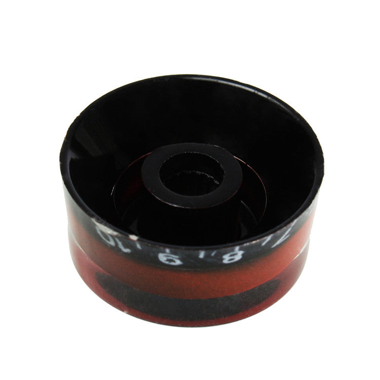 Black Red Electronic Guitar Speed Dial Knobs Control Knobs For LP LES PAUL Guitar