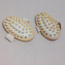 Honana BX Hand-Held Natural Wood Wooden Cleaning Brush Massager Body Bath Brush