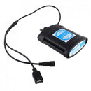 XANES Portable Mobile Power Bank Case 2x26650 Battery Holder With USB Interface For Bike Light