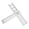 Multifunctional Tile Locator Hole Puncher Adjustable Hole Position Measuring Ruler Stainless Steel