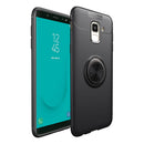 C-KU 360 Rotating Ring Grip Kicktand Protective Case For Samsung Galaxy J6 2018