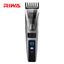 RIWA K3 Waterproof Cordless Hair Clipper LCD Display Men's Hair Trimmer Rechargeable Haircut Machine Biuld-in Comb Design