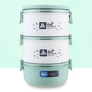 QICAR Lunch Box Thermal Stainless Steel Food Storage Container Leakproof Eco-friendly Bento Box