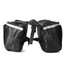BIKIGHT 25L Cycling Bicycle Rack Rear Double Pannier Bag Luggage Storage Waterproof Bike Bag