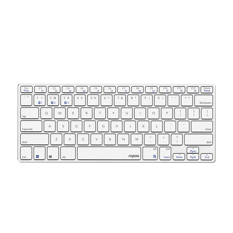 Rapoo E6080 2.4GHz Wireless bluetooth Thin Film Keyboard for PC Notebook
