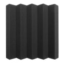 6Pcs 25x25x5cm Acoustic Wedge Foam Tile Sound Absorption Panel Soundproof