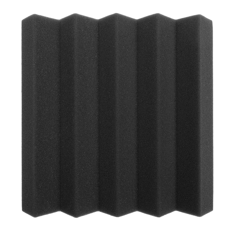 6Pcs 25x25x5cm Acoustic Wedge Foam Tile Sound Absorption Panel Soundproof
