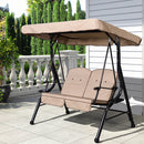 Outdoor 3 Seater Garden Swing Chair Replacement Canopy Spare Fabric Sun Dust Waterproof Cover