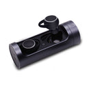 [True Wireless] Portable Dual bluetooth Earphone Ratation Open Waterproof Stereo with Charging Case