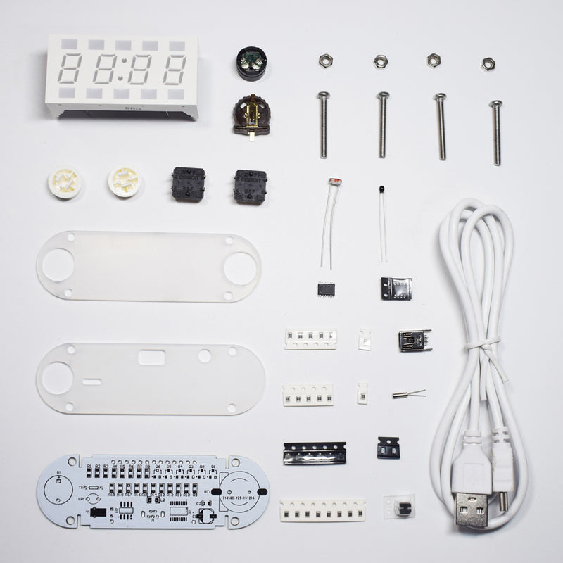 Geekcreit Multicolor Digital Tube Multifunctional DIY Clock Kit with Different Backlight